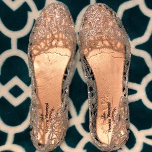 Special edition Vivian Westwood glitter jelly flat